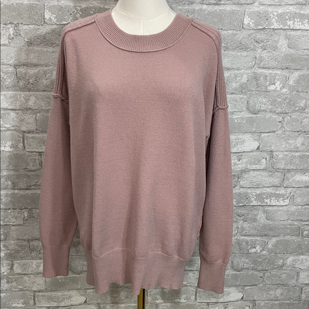 Evereve Mauve Knit Loren Sweater